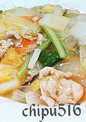 簡単 残り物の野菜で作る八宝菜-レシピのメイン写真