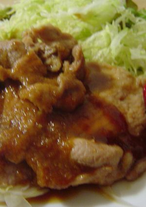 じゅ～しぃ～♪豚のハチミツしょうが焼き-レシピのメイン写真