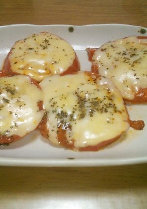 簡単で美味しいトマトのチーズ焼き-レシピのメイン写真