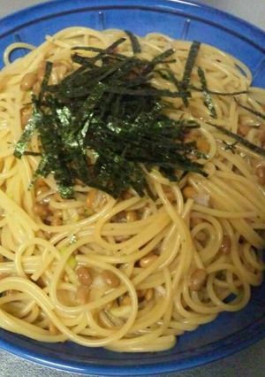 簡単！納豆パスタ-レシピのメイン写真