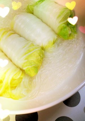 餃子deロール白菜～スープ仕立て♪-レシピのメイン写真