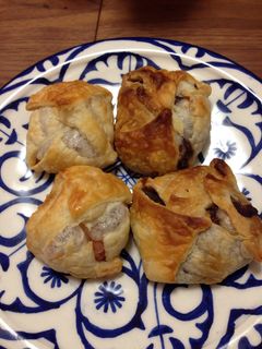 冷凍パイシートで☆お餅とあんのパイ包-レシピのメイン写真