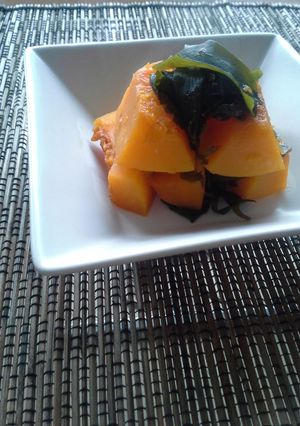 かぼちゃとわかめの炊いたん-レシピのメイン写真
