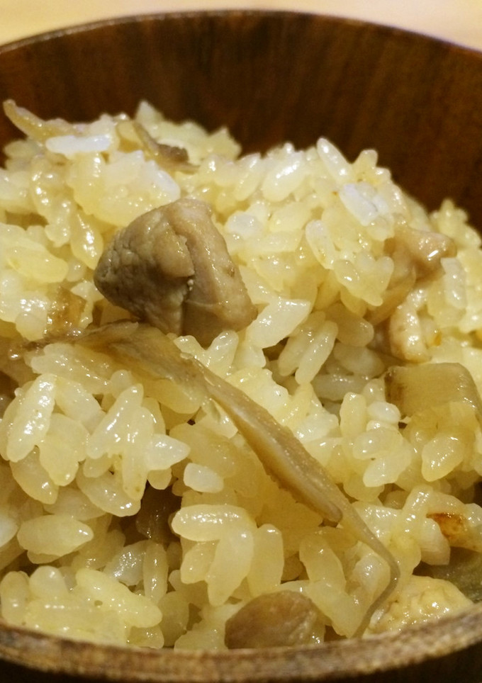 母の鶏ごぼう炊込みご飯-レシピのメイン写真