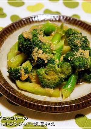 ブロッコリーのホットジンジャー胡麻和え-レシピのメイン写真