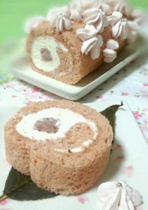 桜ロール-レシピのメイン写真