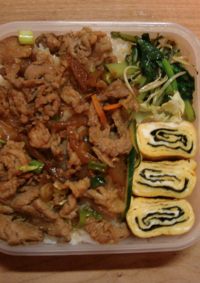 生姜焼き弁当-レシピのメイン写真