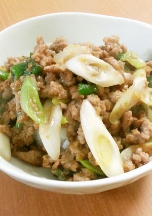 長ネギ大好き！肉味噌丼☆-レシピのメイン写真