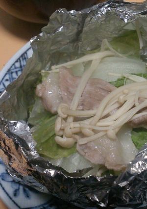 豚肉と野菜のホイル蒸し-レシピのメイン写真