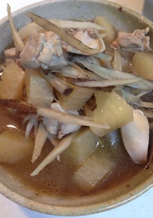 鶏ゴボウ大根煮-レシピのメイン写真