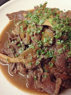 牛肉と舞茸の簡単すき焼きふう-レシピのメイン写真