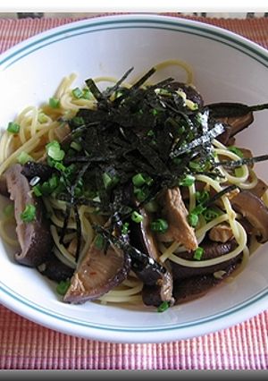 超簡単！ポークと椎茸の和風スパゲティ-レシピのメイン写真