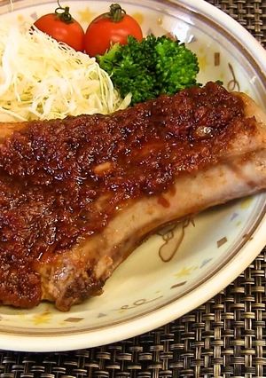 超分厚切りのポークステーキ♪-レシピのメイン写真