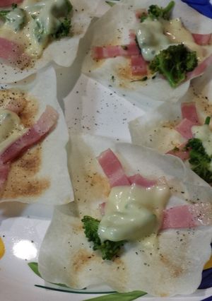 春巻きの皮でのっけ焼きパーティ-レシピのメイン写真