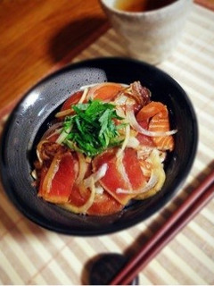 マグロとサーモンのマリネ丼-レシピのメイン写真