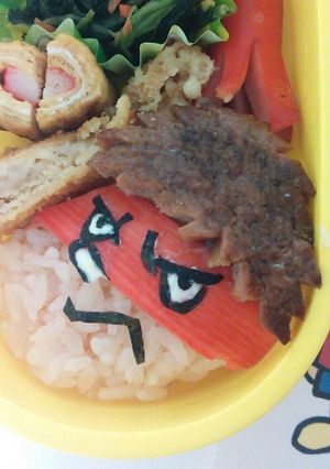 キャラ弁☆鷹の爪団吉田くん弁当-レシピのメイン写真