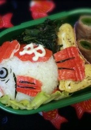 キャラ弁 鬼灯の冷徹 金魚草-レシピのメイン写真