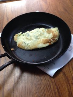 夜食に!チーズとろーりパンケーキ-レシピのメイン写真