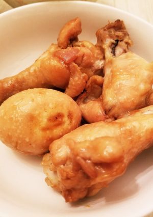 鶏手羽元と玉子の煮物-レシピのメイン写真