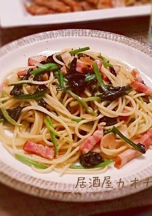 ベーコンとほうれん草の和風パスタ-レシピのメイン写真