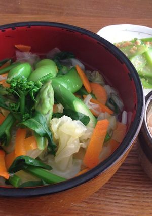 春の香☆おうどんの胡麻だれ釜揚げ★-レシピのメイン写真