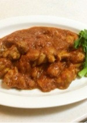 簡単！カレー味のチキンのトマト煮-レシピのメイン写真