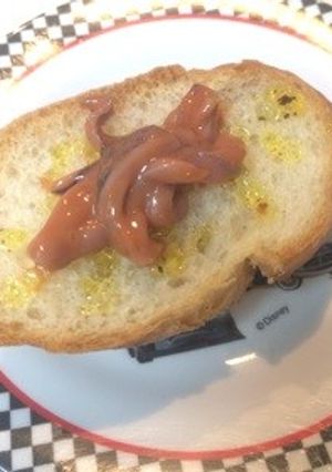 塩辛フランスパン-レシピのメイン写真