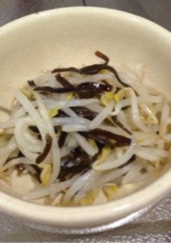 もやしの塩昆布和え-レシピのメイン写真