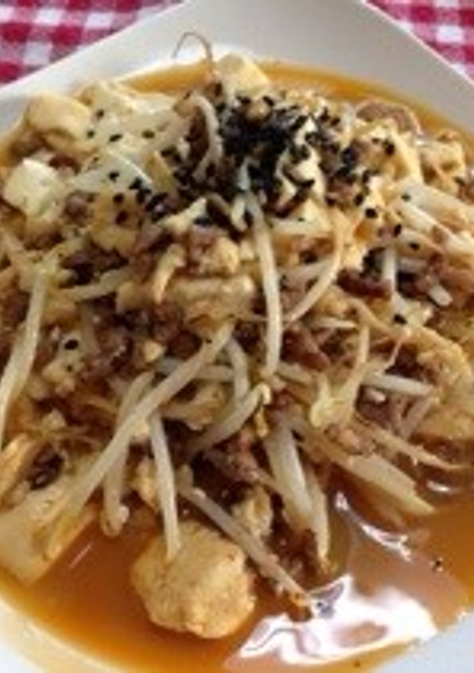 くずし豆腐ともやしのピリ辛炒め☆-レシピのメイン写真