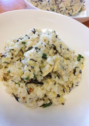 炊飯器であさりととひじきのチーズリゾット-レシピのメイン写真