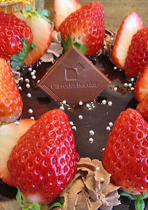 不二家のチョコケーキアレンジ2-レシピのメイン写真