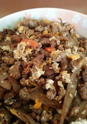 きんぴらごぼうの玉子丼-レシピのメイン写真
