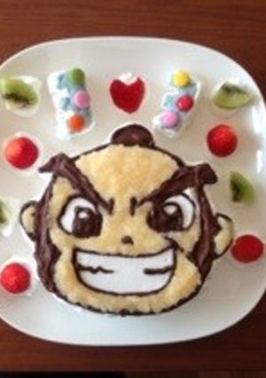 旦那誕生日☆キャラケーキ吉宗-レシピのメイン写真