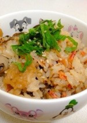 【覚書】桜海老とまいたけの炊き込みご飯-レシピのメイン写真