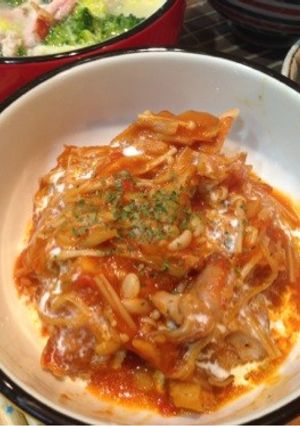 鶏のトマト煮込み☆生トマトで-レシピのメイン写真
