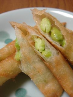 簡単☆枝豆の春巻き-レシピのメイン写真