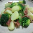 茹で春野菜と生ハムのサラダ
