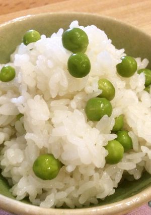 まめ味全開＊鮮やかふっくらピースごはん-レシピのメイン写真