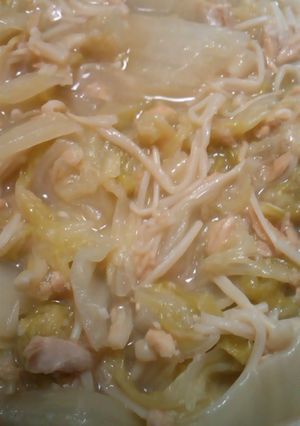 白菜とツナの塩麹煮-レシピのメイン写真