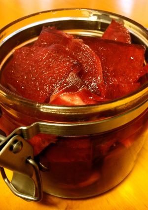 紫大根の生姜はちみつ酢漬け-レシピのメイン写真