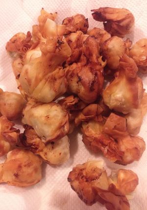 鶏のワンタン巾着揚げ-レシピのメイン写真