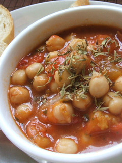ベジタリアン料理 ひよこ豆のトマト煮込み-レシピのメイン写真