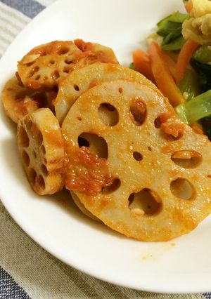 トマトれんこん-レシピのメイン写真