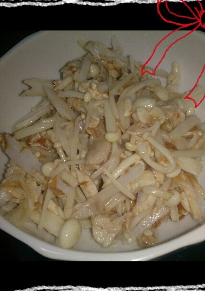 ヤゲン軟骨とえのきの梅肉和え-レシピのメイン写真