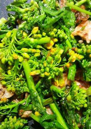 菜の花と豚肉の照り焼き風味-レシピのメイン写真