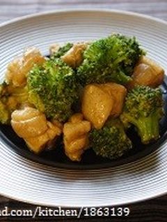 簡単♪鶏肉とブロッコリーのカレーマヨ炒め-レシピのメイン写真