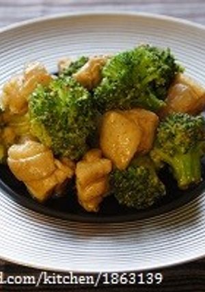 簡単♪鶏肉とブロッコリーのカレーマヨ炒め-レシピのメイン写真