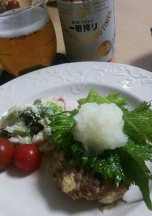 ふわふわ～☆簡単ヘルシー豆腐ハンバーグ-レシピのメイン写真