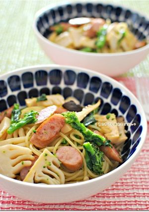 春の味覚を味わう簡単和風パスタ-レシピのメイン写真