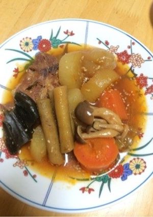 大根と豚肉のコチュジャン煮-レシピのメイン写真